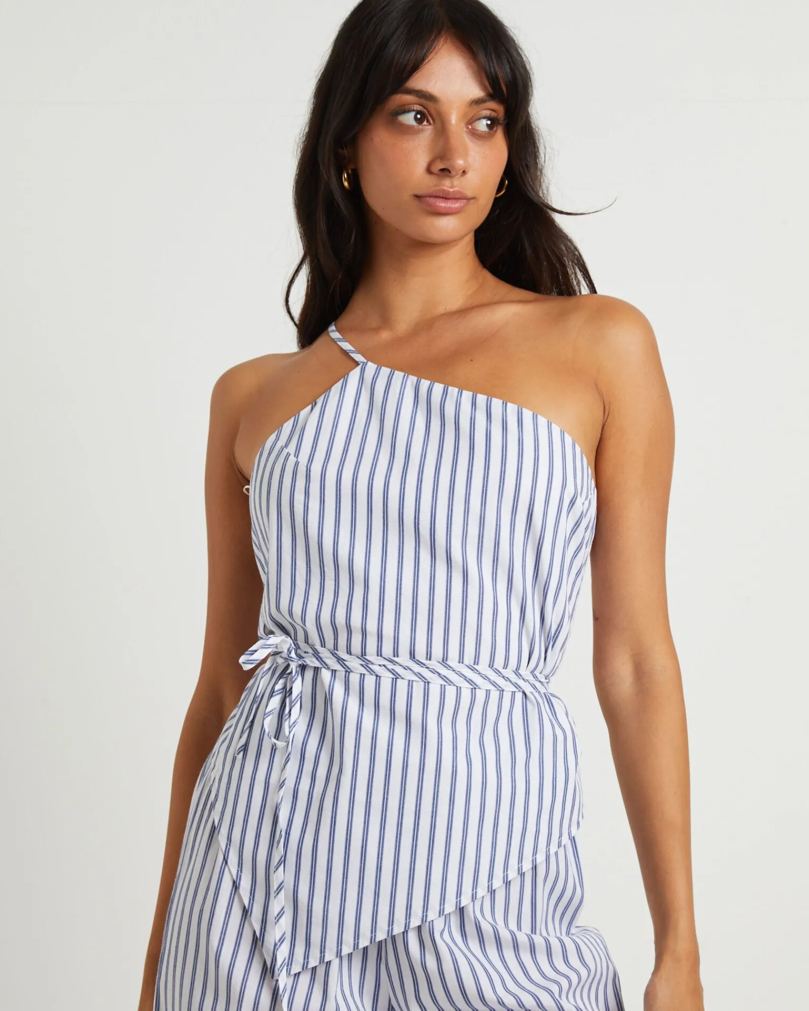 adeline_asymmetric_cami_t_0.webp Online SUBTITLED Adeline Asymmetric Cami Top In White Stripe