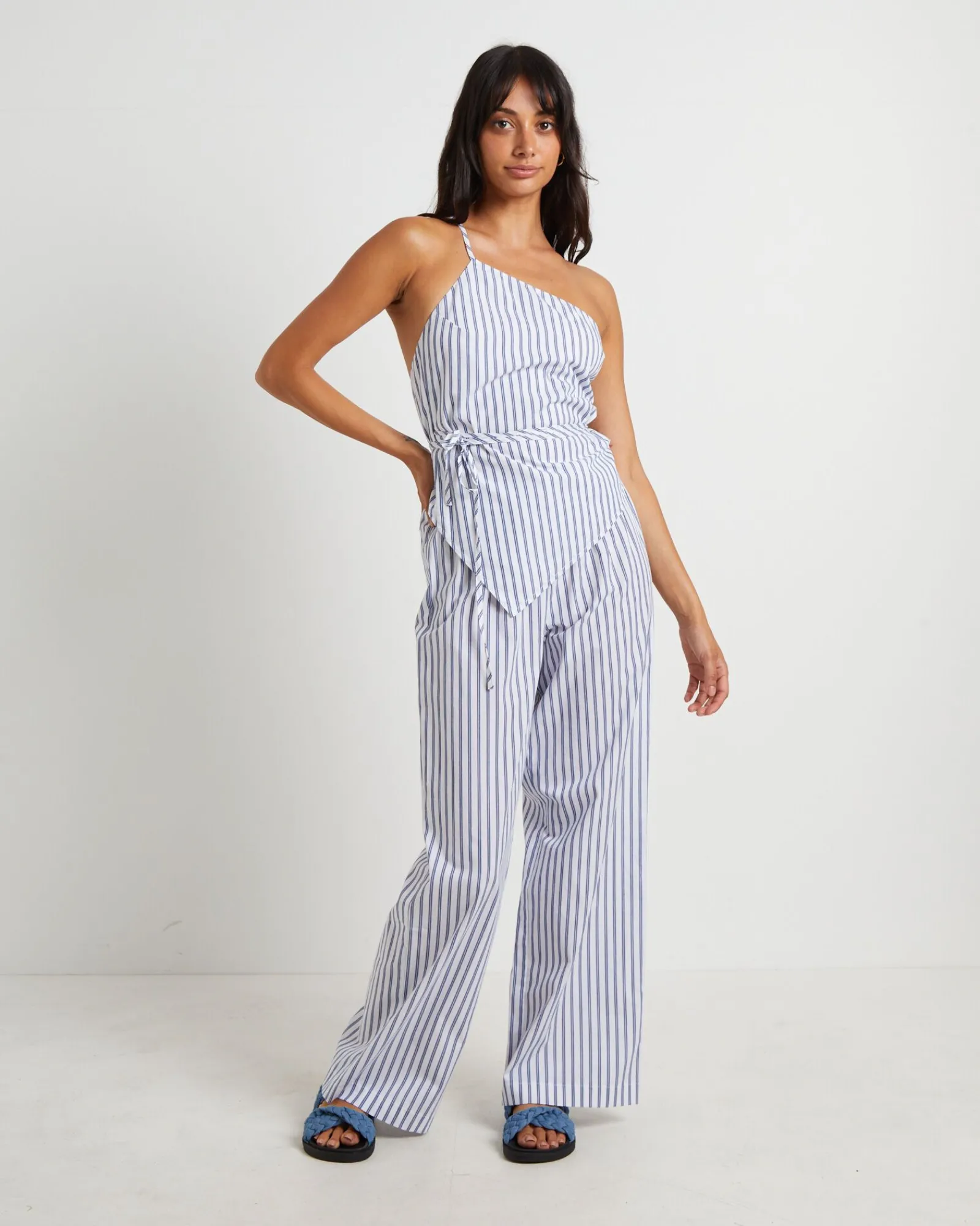 adeline_asymmetric_cami_t_2.webp Online SUBTITLED Adeline Asymmetric Cami Top In White Stripe