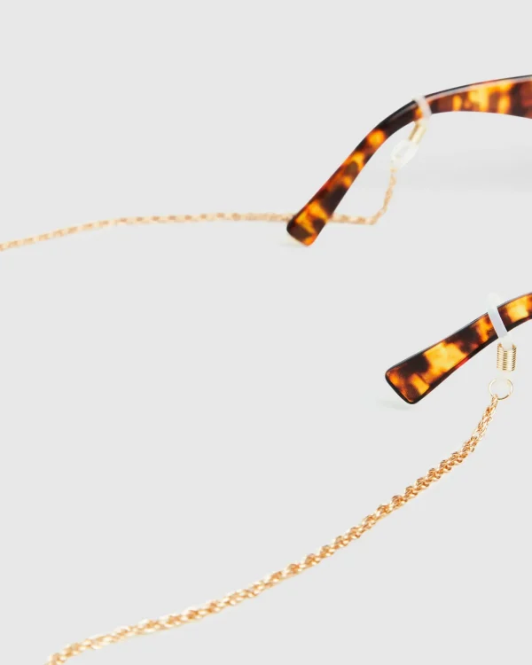 Cheap AIRE Metal Rope Chain Gold