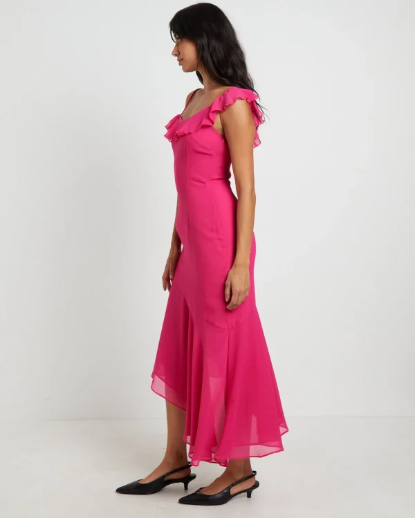 Fashion CHARLIE HOLIDAY Alexandra Maxi Dress In Pink