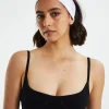 Shop SUBTITLED Amber Jersey 2 Piece Headband Set Black/White