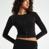 Best ALICE IN THE EVE Amelie Slinky Contrast Long Sleeve Top Black