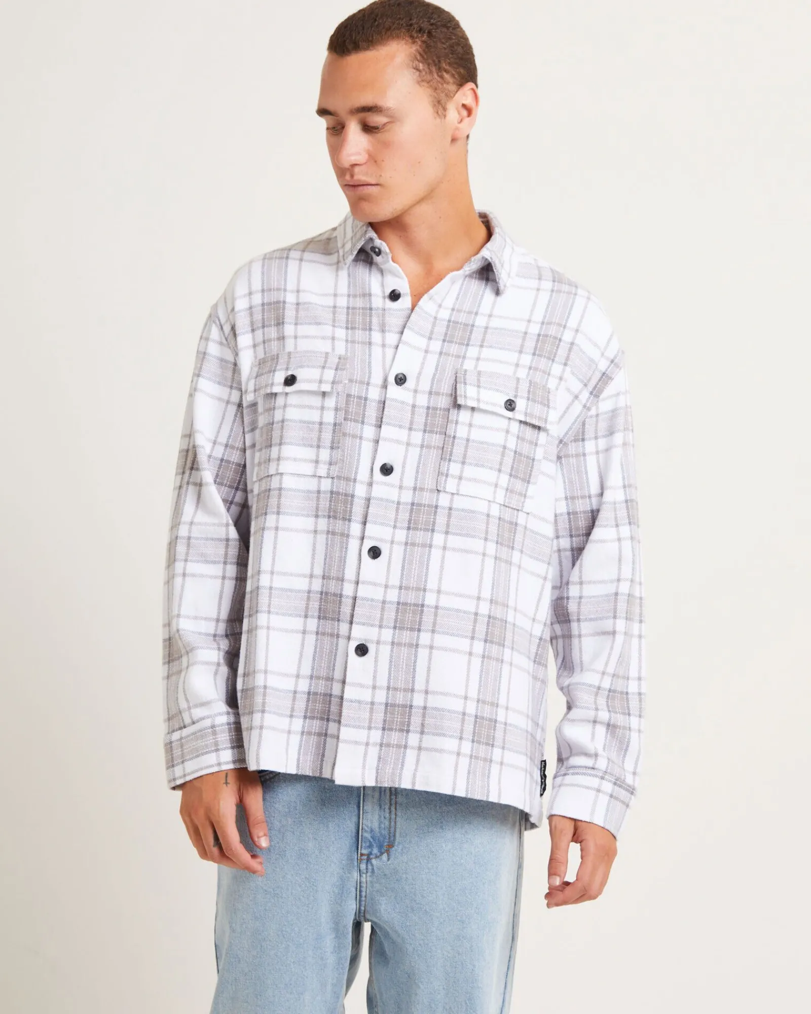 americano_long_sleeve_shi_0-1.webp Hot BLACK NOISE WHITE RAIN Americano Long Sleeve Shirt