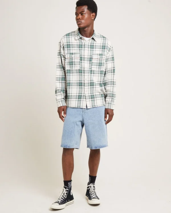 Flash Sale BLACK NOISE WHITE RAIN Americano Long Sleeve Shirt