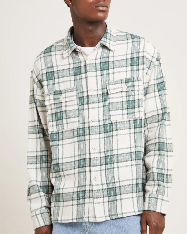 Flash Sale BLACK NOISE WHITE RAIN Americano Long Sleeve Shirt