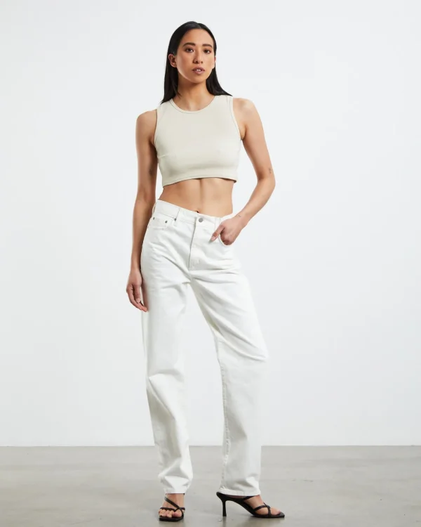 Discount NOBODY DENIM Andi Jeans Fantasised White