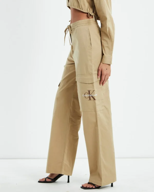 Cheap CALVIN KLEIN Archival Monologo Cargo Pants Nude