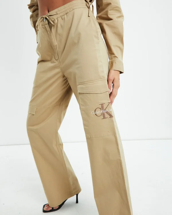 Cheap CALVIN KLEIN Archival Monologo Cargo Pants Nude