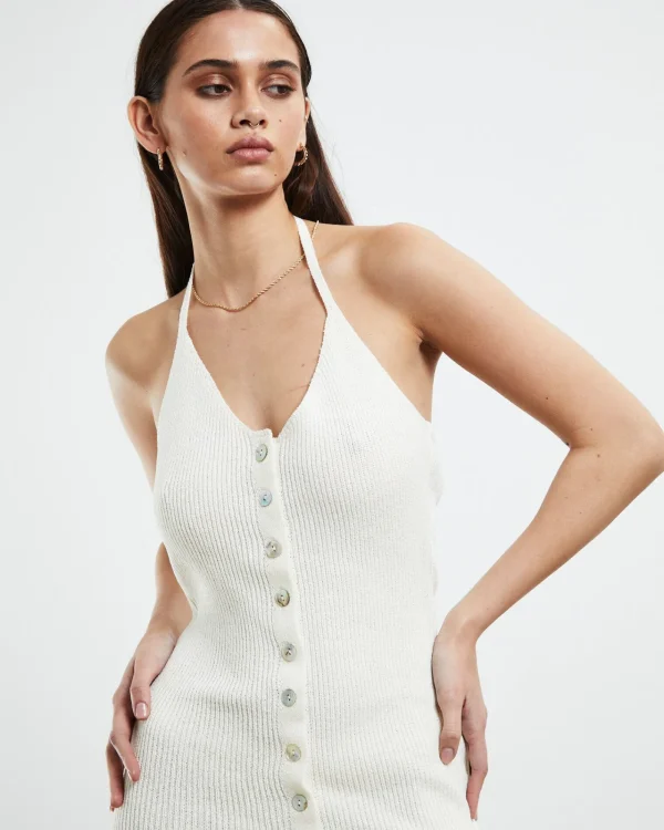 Store SNDYS Arles Dress Off White