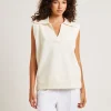 Cheap SUBTITLED Avari Knit Vest Oat