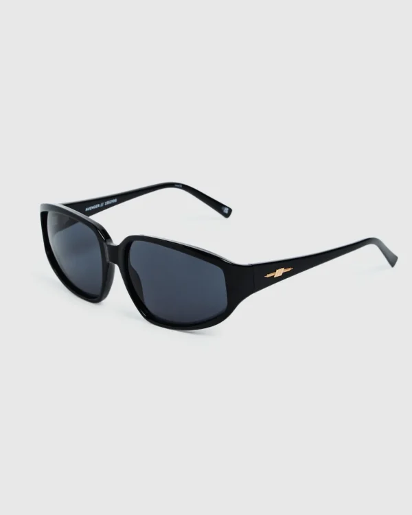 New LE SPECS Avenger Sunglasses Smoke Mono Black