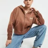 Best INSIGHT Baby Fleece Zip Hoodie In Brown