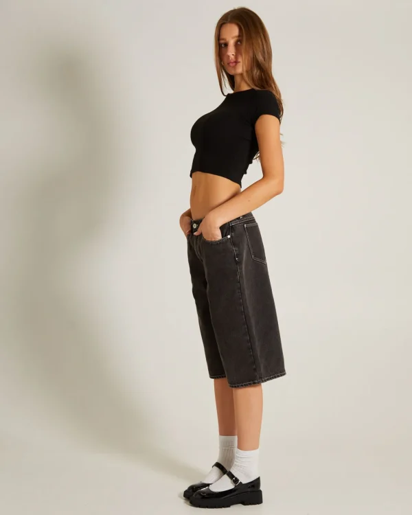 Outlet GENERAL PANTS CO. BASICS Baby Tee In Black