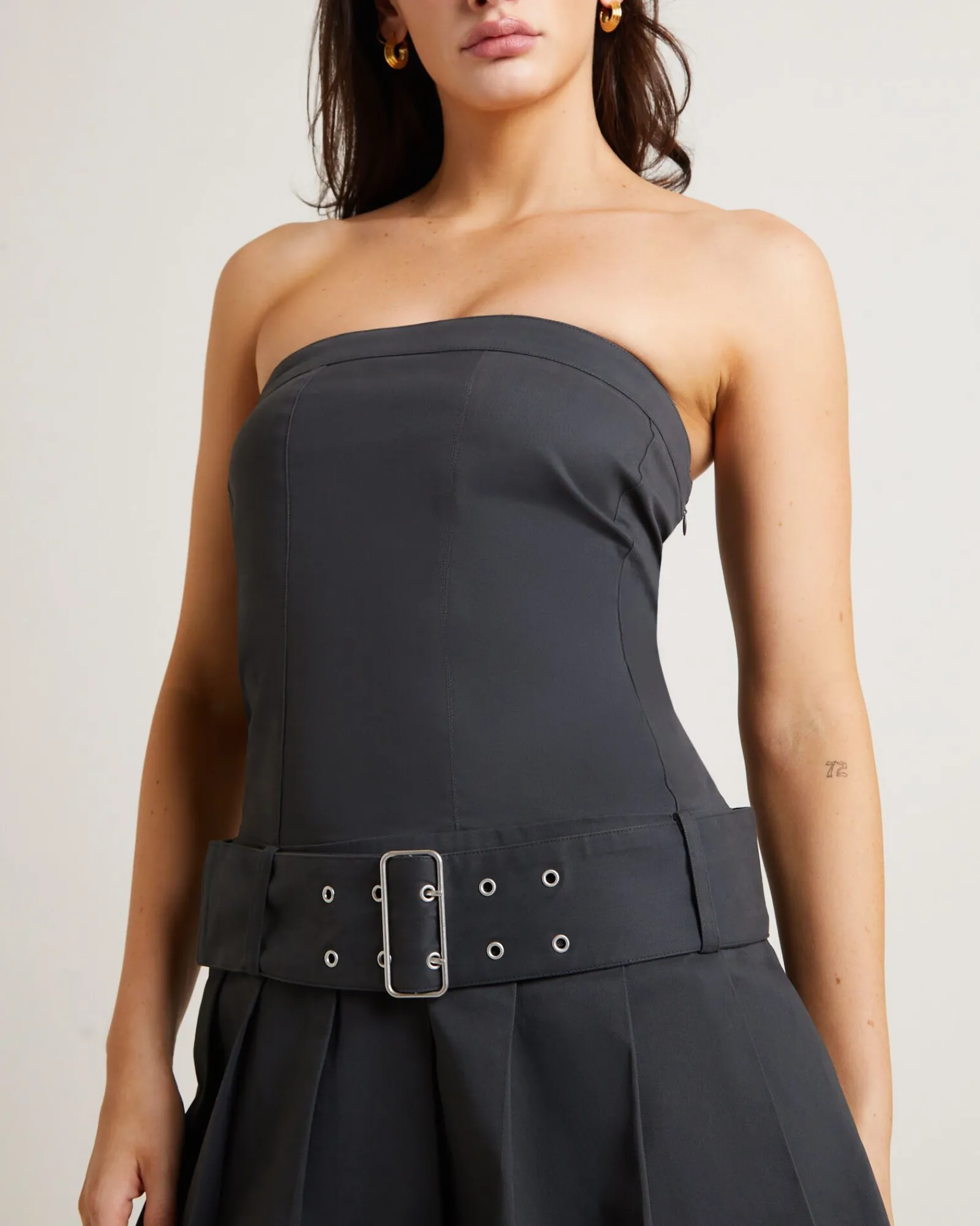 bad_habits_kilt_mini_dres_4.webp Cheap INSIGHT Bad Habits Kilt Mini Dress In Slate