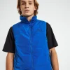 Fashion CALVIN KLEIN Badge Crinkle Nylon Vest In Blue