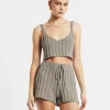 Shop SUBTITLED Bambi Knit Tank Top In Mushroom