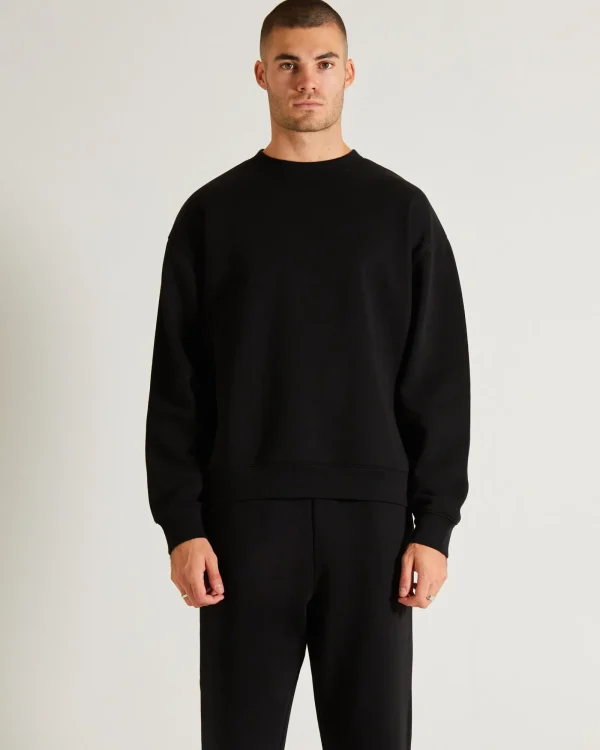 Hot GENERAL PANTS CO. BASICS Basic Crew Neck Short Sleeve T-Shirt In Black