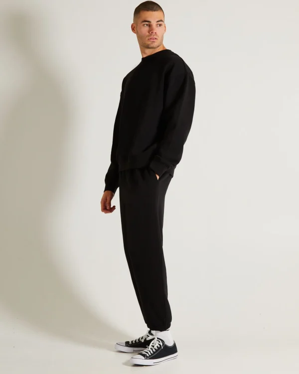 Hot GENERAL PANTS CO. BASICS Basic Crew Neck Short Sleeve T-Shirt In Black