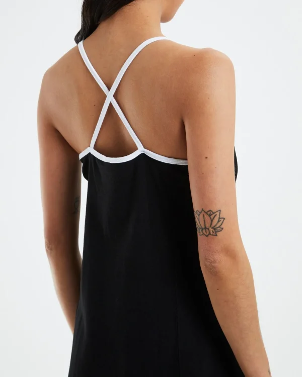 Clearance X GIRL Basic Oval Logo Tennis Dress Black