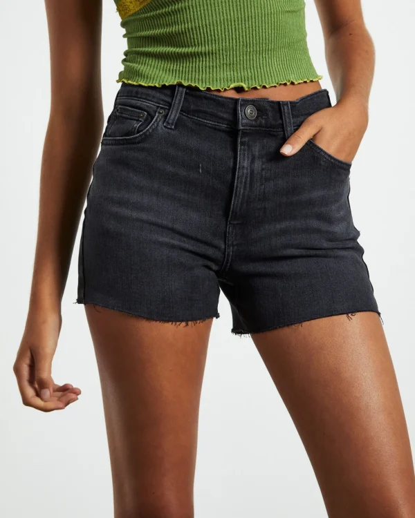Online BDG URBAN OUTFITTERS Bdg Aline Cutoff Denim Shorts Black