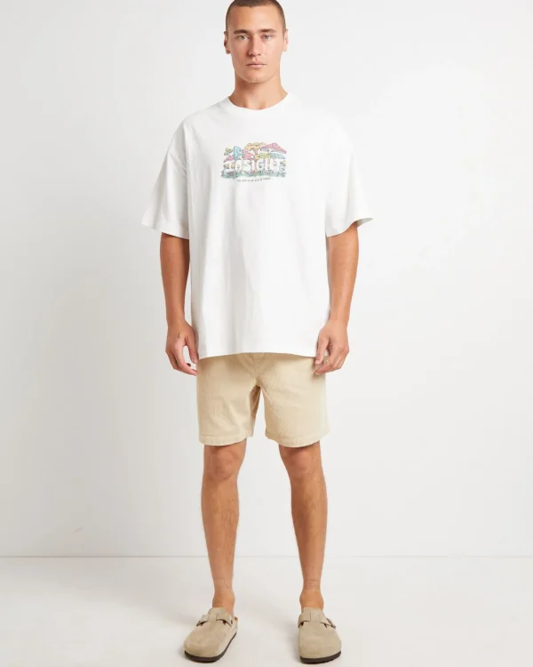 Cheap INSIGHT Bedford Cord Shorts In Latte