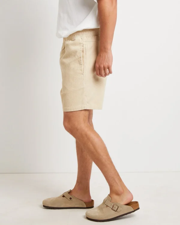 Cheap INSIGHT Bedford Cord Shorts In Latte