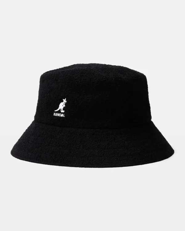 New KANGOL Bermuda Bucket Hat Black