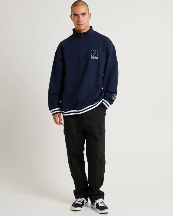 Online NAUTICA Beta 1/4 Zip Top Dark Navy