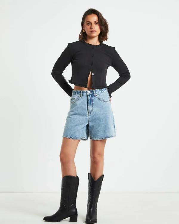 New INSIGHT Bitter Sweet Cardigan In Black