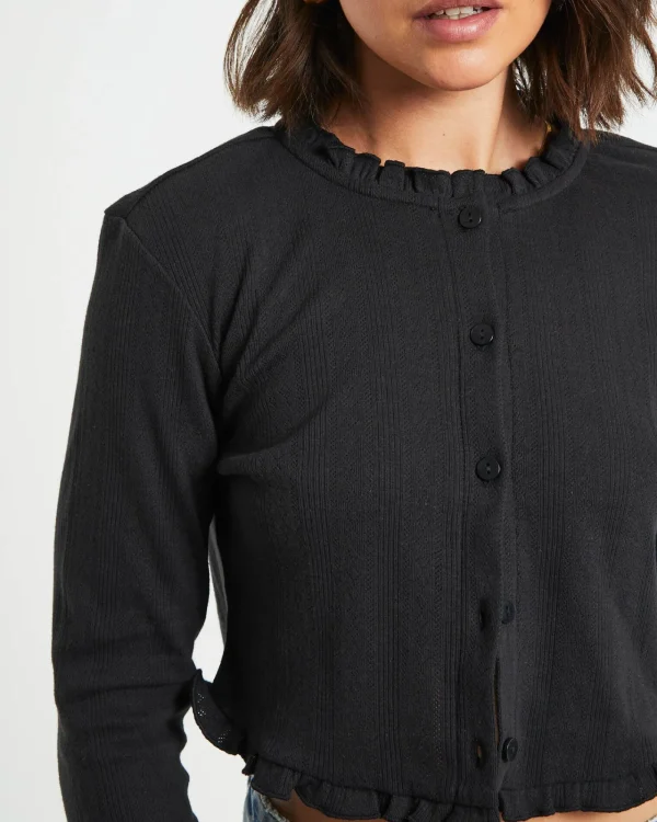 New INSIGHT Bitter Sweet Cardigan In Black