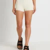 Outlet SUBTITLED Bonnie Knitted Hot Shorts In Oat Beige