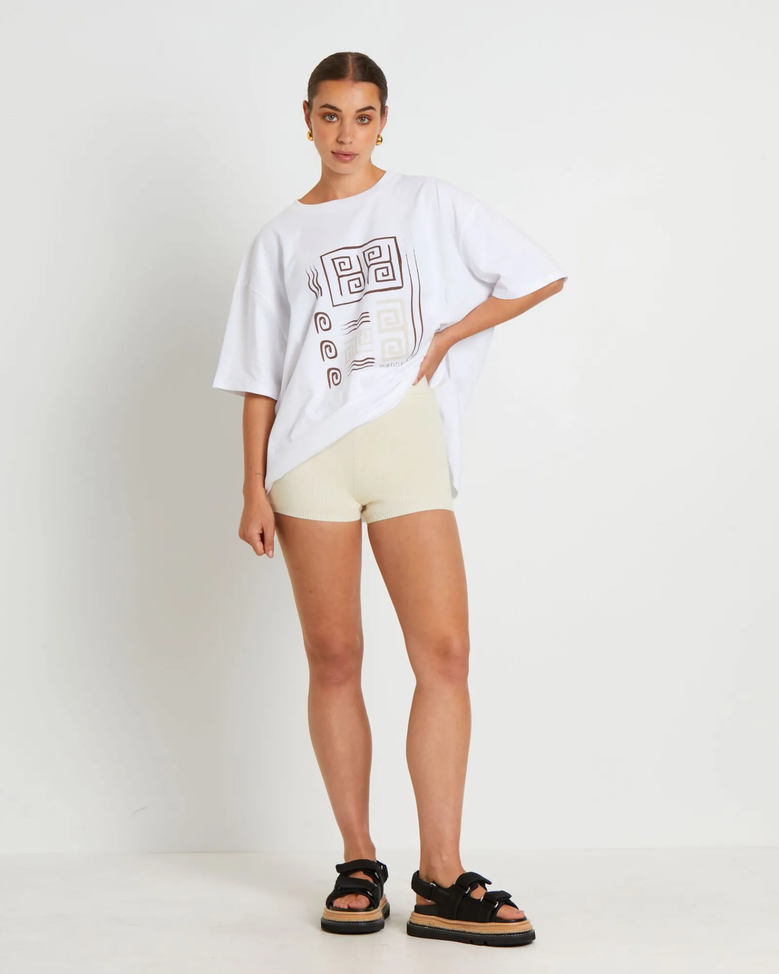 bonnie_knitted_hot_shorts_2.webp Outlet SUBTITLED Bonnie Knitted Hot Shorts In Oat Beige