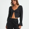Best SUBTITLED Bree Poplin Button Shirt In Black