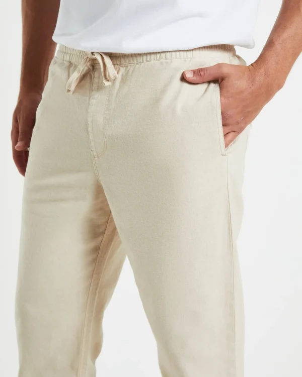 Shop ARVUST Brody Linen Pants Natural