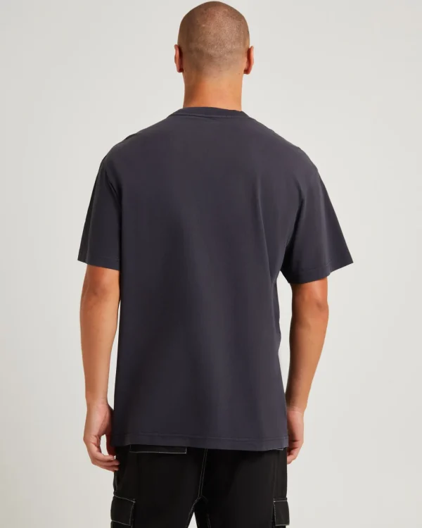 Best MITCHELL & NESS Brush Off 2.0 Bulls Short Sleeve T-Shirt Faded Black