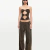 Flash Sale LIONESS Buckle Corset Top