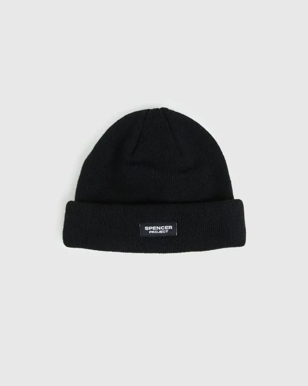 Hot SPENCER PROJECT Burnside Beanie Black