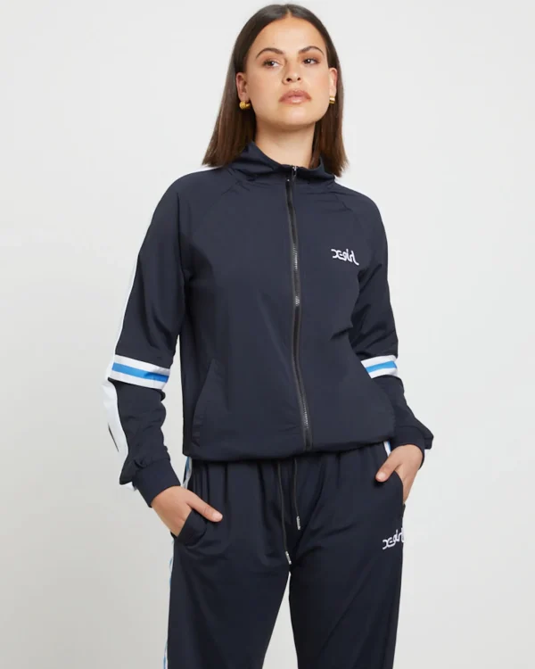 New X GIRL Butterfly Zip Jacket In Black
