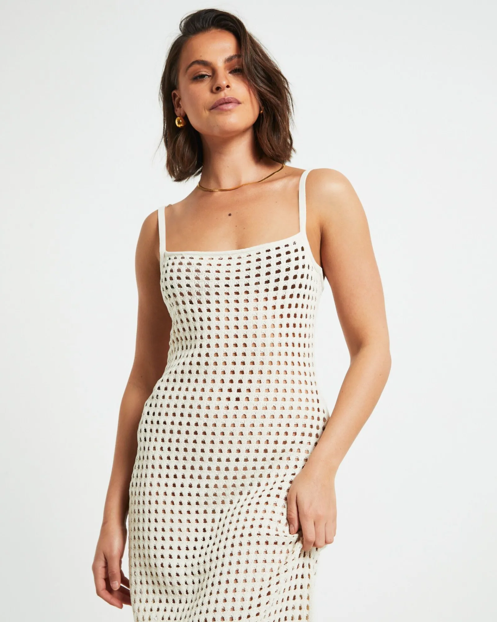 calypso_crochet_midi_dres_5.webp Outlet SUBTITLED Calypso Crochet Midi Dress In Oat