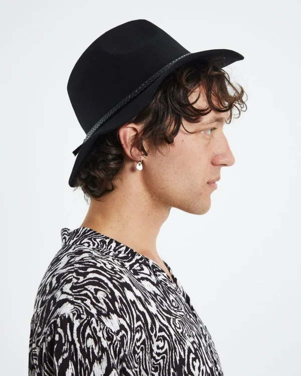 Shop INSIGHT Cape Fedora Black