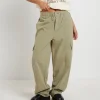 New LARRIET Cargo Pants In Sage