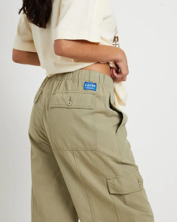 New LARRIET Cargo Pants In Sage