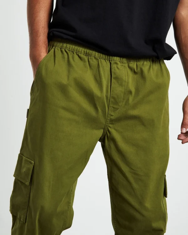 Clearance TAIKAN Cargo Pants Olive Green