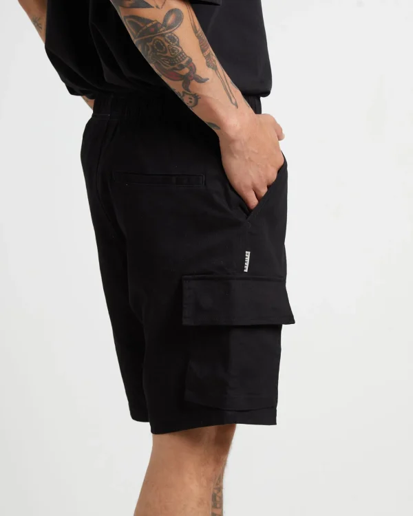 Outlet TAIKAN Cargo Shorts In Black