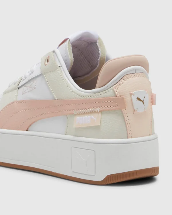 Cheap PUMA Carina Street Vtg Sneakers In White/Rose Quartz
