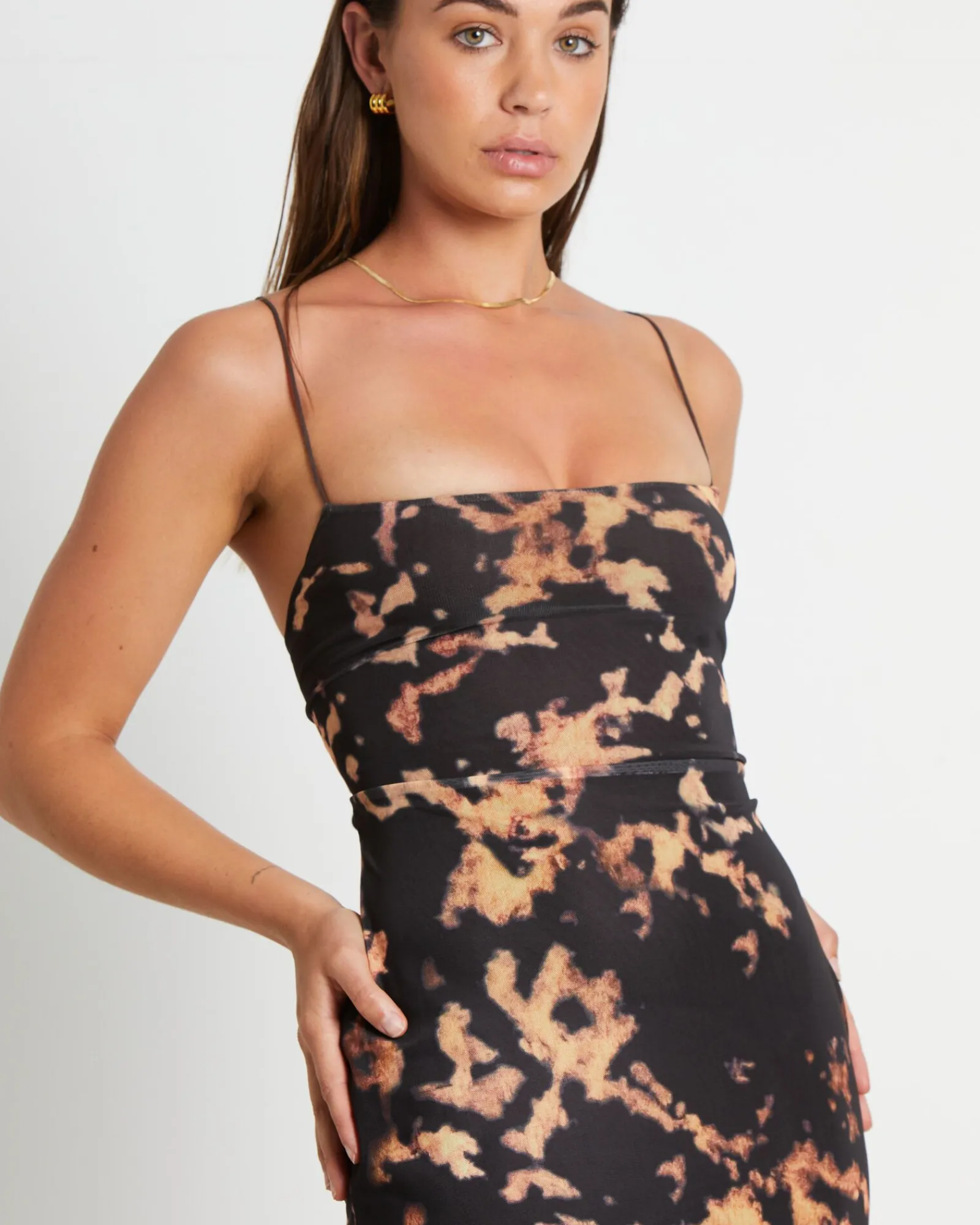carmen_dark_cloud_mesh_mi_5.webp New NEON HART Carmen Dark Cloud Mesh Midi Dress In Brown