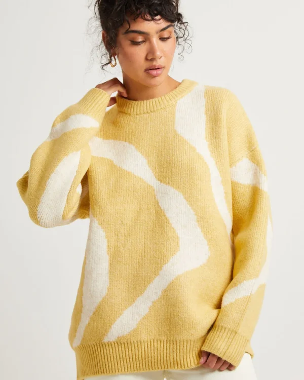 Best Sale SUBTITLED Charli Chunky Swirl Knit Jumper