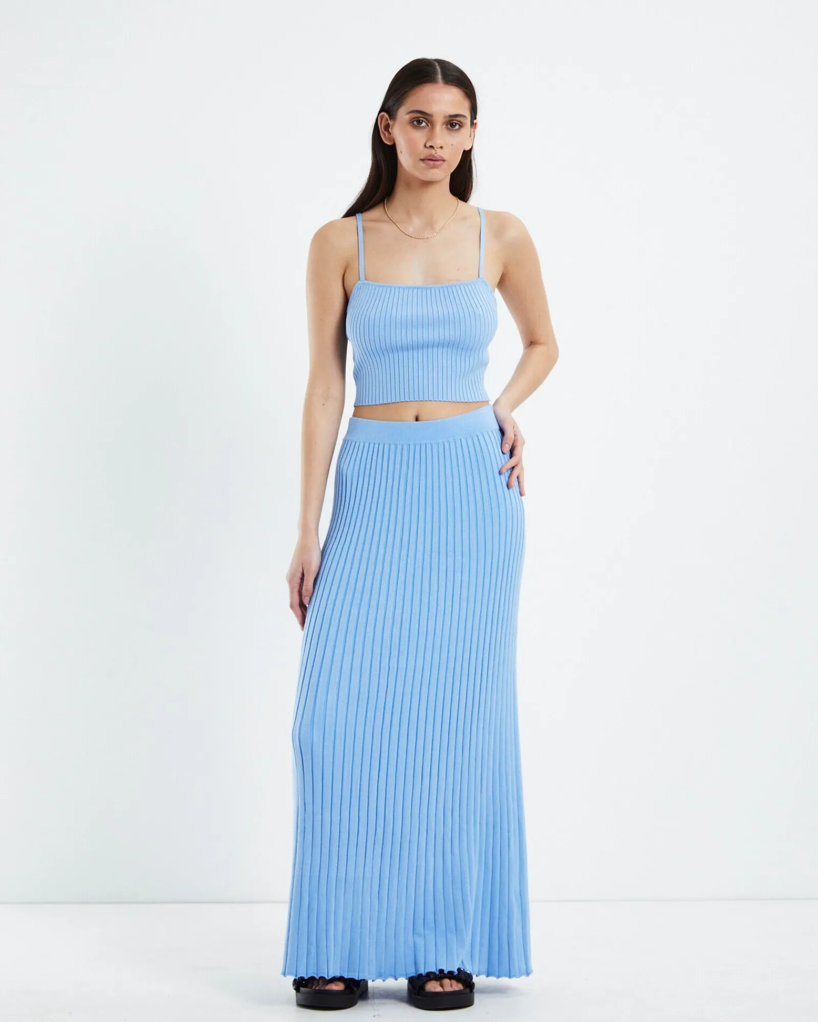 charlotte_knit_cami_blue_2.webp Cheap SUBTITLED Charlotte Knit Cami Blue