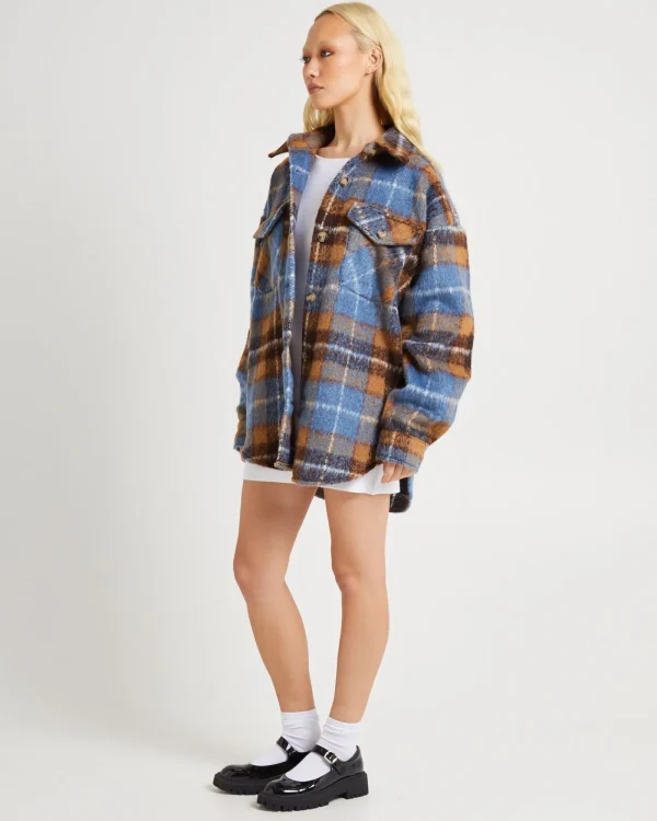 Shop SUBTITLED Check Shacket