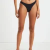 Hot SUBTITLED Cheeky Bikini Bottoms In Black